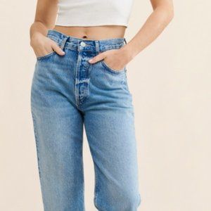 AGOLDE 90’s High-Rise Cropped Jeans